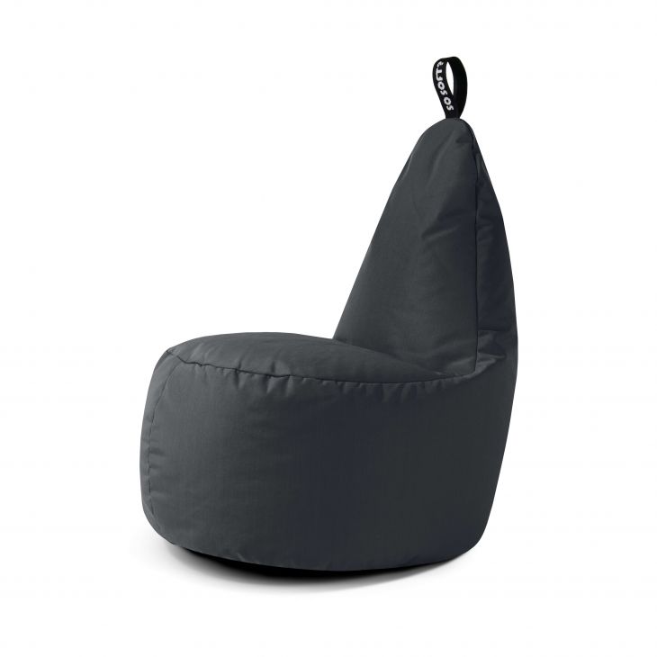 Bean Bag LU M Glow Dark Grey