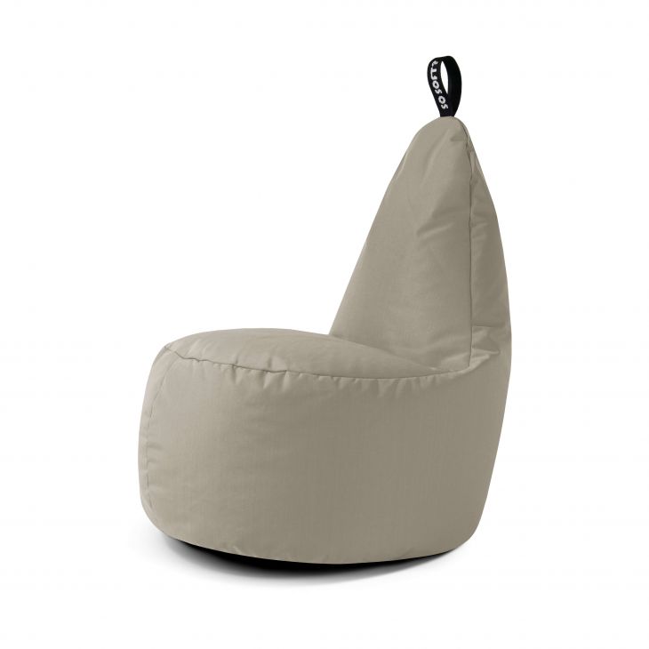 Bean Bag LU M Glow White Grey
