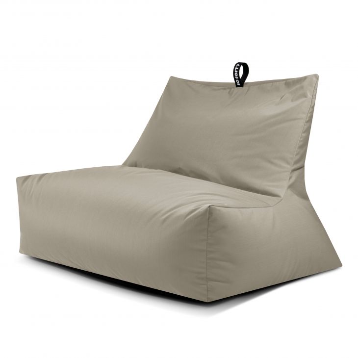 Bean Bag Icy Sofa XL Glow White Grey