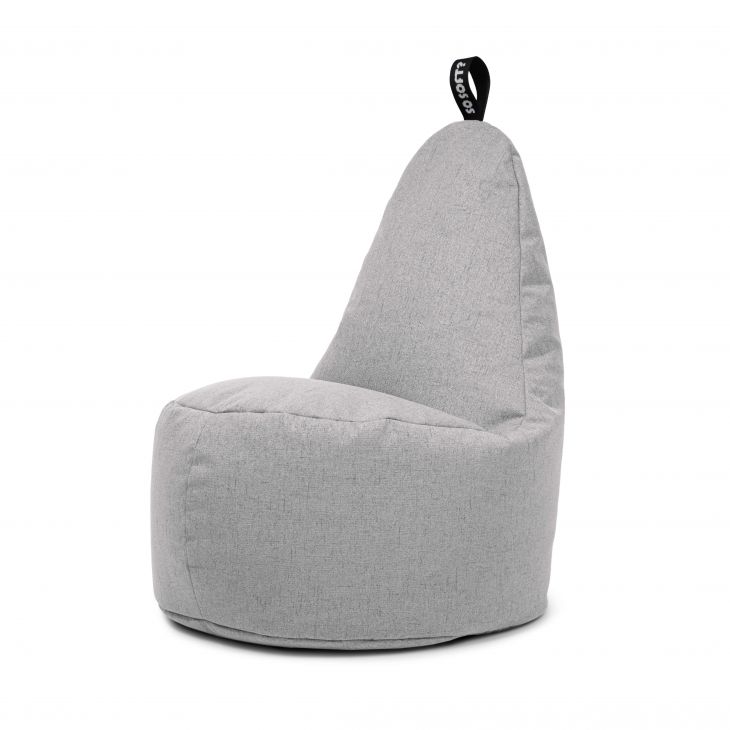 Bean Bag Lull L Scandi White Grey