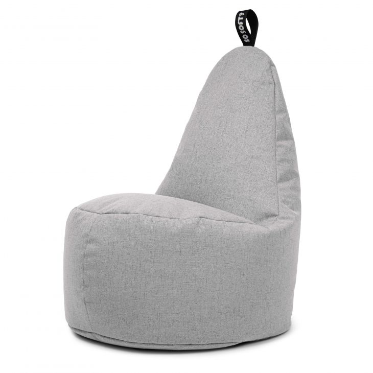 Bean Bag Lull XL Scandi White Grey