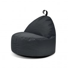 Bean Bag Round M Glow Dark Grey