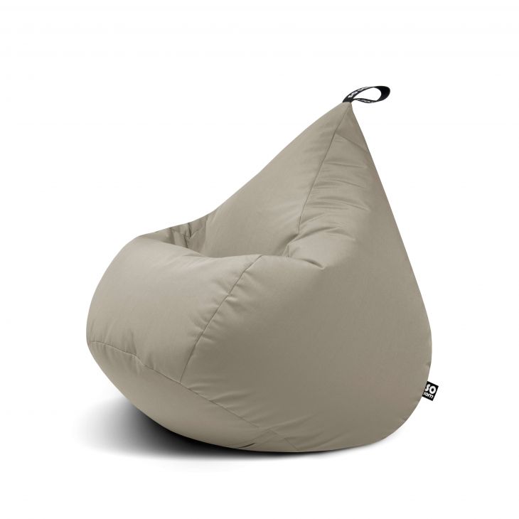 Bean Bag Drop M Glow White Grey
